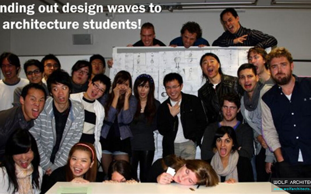 Sending out design waves to all architecture students!