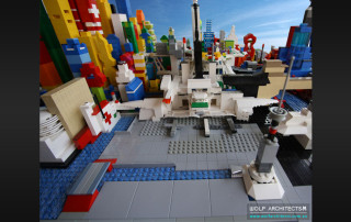 Lego wolf city airport