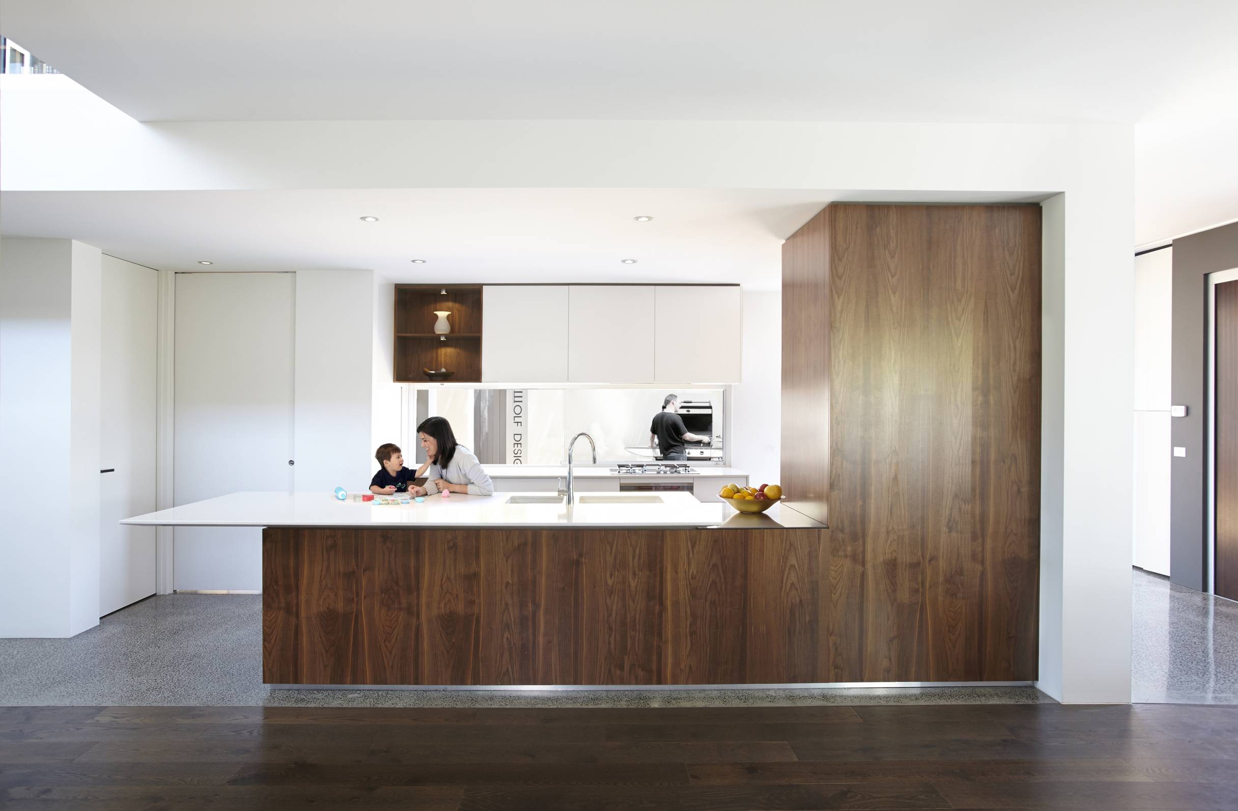 Modern kitchen design - Wolf House by Wolf Architects