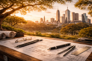 architect's workspace